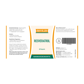 RESVERATROL KAPSELN