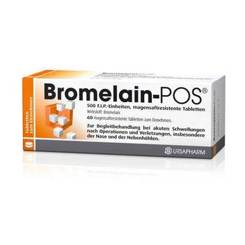 BROMELAIN POS magensaftresistente Tabletten