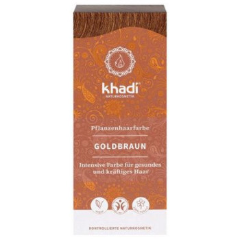 Khadi Haarfarbe Goldbraun