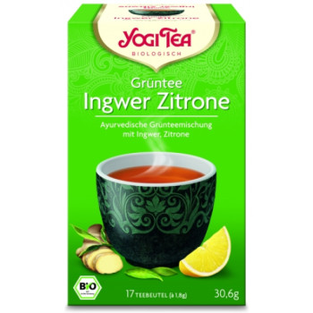 YOGI TEA Grüntee Ingwer Zitrone Bio Filterbeutel