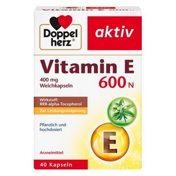 DOPPELHERZ Vitamin E 600 N Weichkapseln