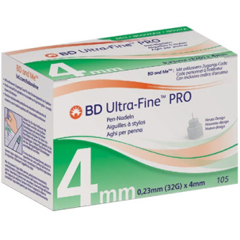 BD ULTRA-FINE PRO Pen-Nadeln 4 mm 32 G