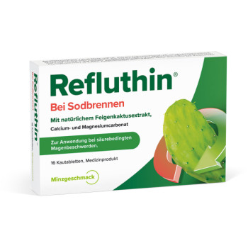REFLUTHIN bei Sodbrennen Kautabletten Minze