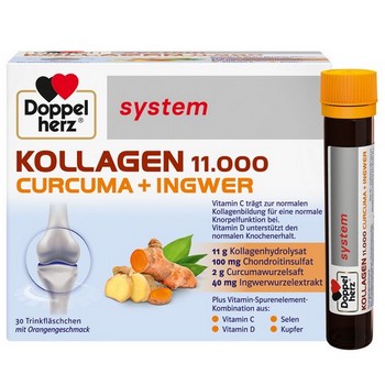 DOPPELHERZ Kollagen 11.000 Curcuma+Ingw.system TRA