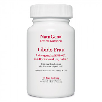 LIBIDO Frau Ashwagandha+Maca+B6+B9+B12 Kapseln