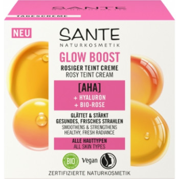 GLOW Boost Teint Creme AHA Hyaluron & Bio-Rose