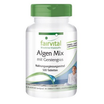 FAIRVITAL Algen Mix mit Gerstengras