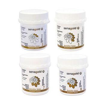 Schüssler Salze Konzentrations-Kur mit 3,5,7,8 (4x400)