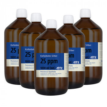 Kolloidales Silber bidest. (Silberwasser) 25 ppm